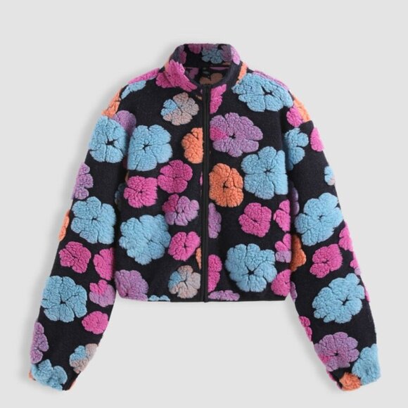 Cider Multicolor Floral Jacket - Picture 1 of 5